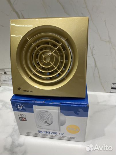 Бытовой вентилятор осевой Silent 200 CZ Gold
