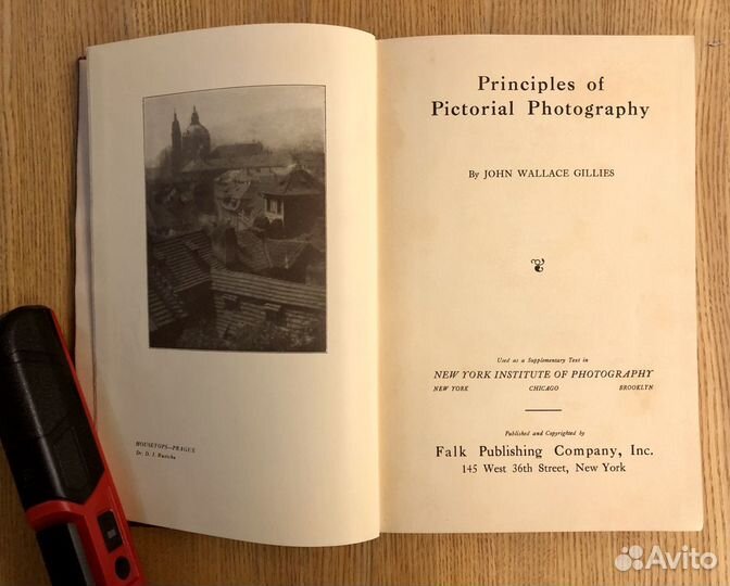 Книга о пикторальной фотографии, старая, США