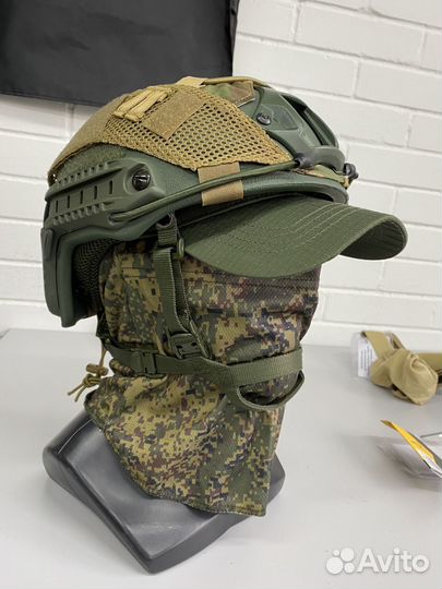 Шлем без ушей Бр 2 класс + чехол, балаклава и бейс