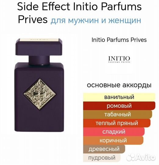 Духи тестер Initio Side Effect 60 мл