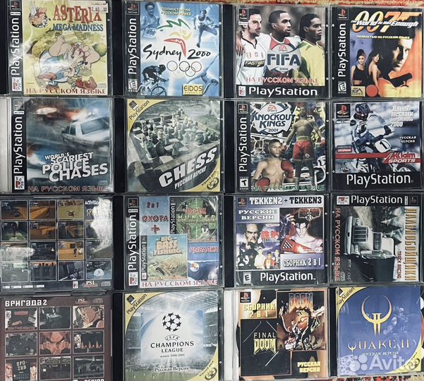 Игры на sony playstation 1 диски