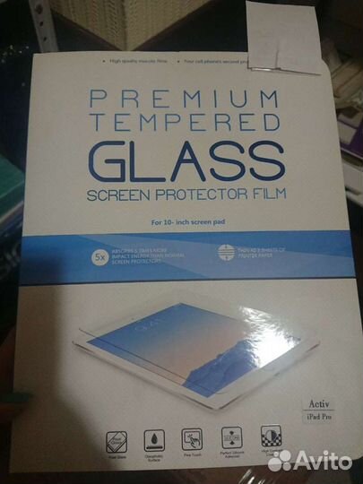 Защитное закалённое стекло для iPad Pro 10