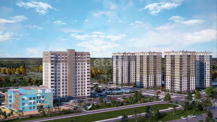 Квартира-студия, 29,8 м², 1/15 эт.