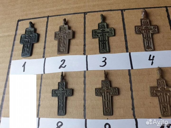 Крестики старинные нательные