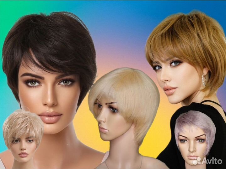 Парики из натуральных волос и из термоволокна