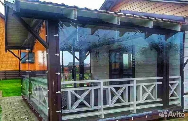 Мягкие окна для беседки