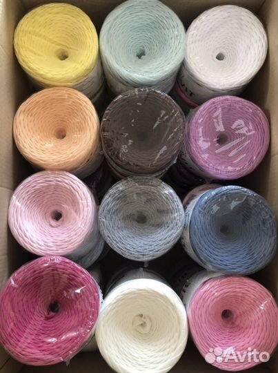 Бисквит трикотажная пряжа