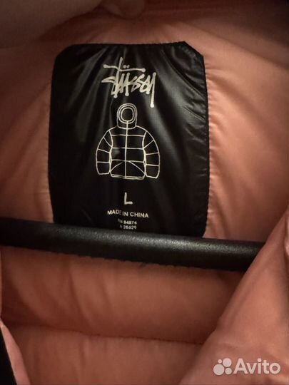 Пуховик stussy micro ripstop