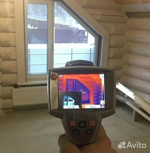Поиск протечек воды/обследование тепловизором