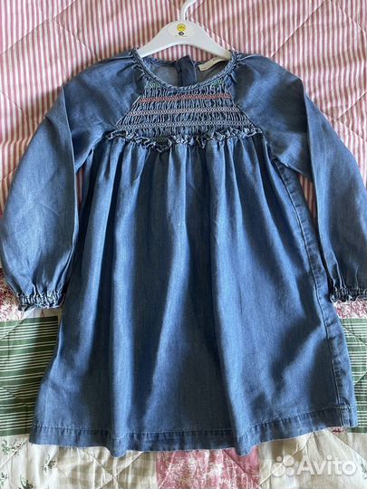 Детское платье джинсовое