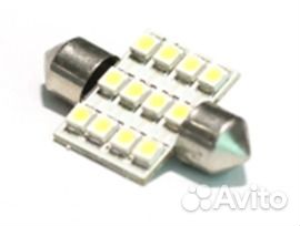 LED лампа NN-53 AC 11*31 12SMD бел, шт