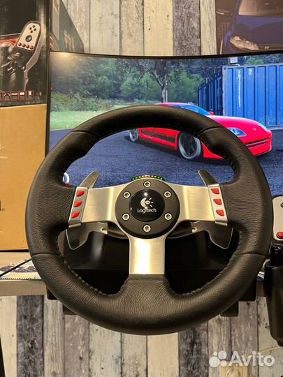 Игровой руль Logitech G27 с кпп идеал
