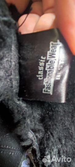 Дубленка с мехом чернобурка