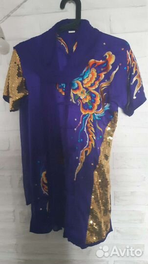 Костюм для ушу. Натуральный шёлк