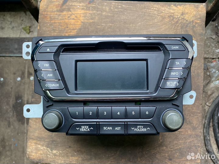 Штатная магнитола кия рио 961604y000