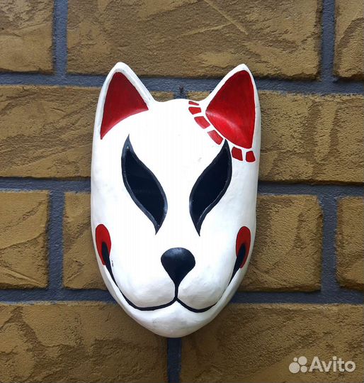 Маска Кицунэ на детей