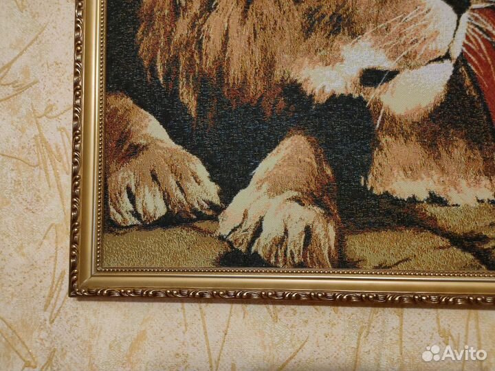 Картина гобелен Клеопатра 81 на 63 см отл.сост