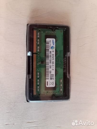 Память 2гб sodimm DDr3 Samsung для ноутбука