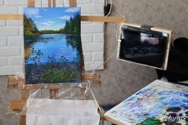 Картина пейзаж на холсте