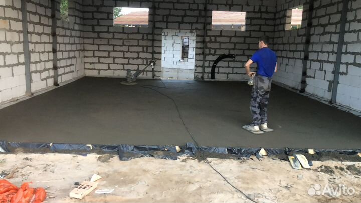 Полу сухая стяжка пола