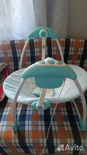 Детские электронные качели бу