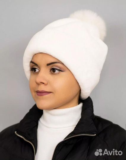 Шапка женская эко мех
