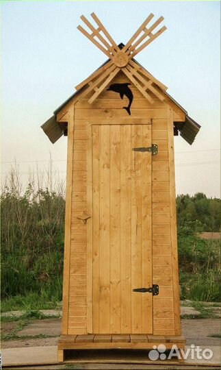 Уличный туалет с установкой Ч212