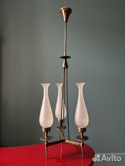 Винтажная люстра Италия