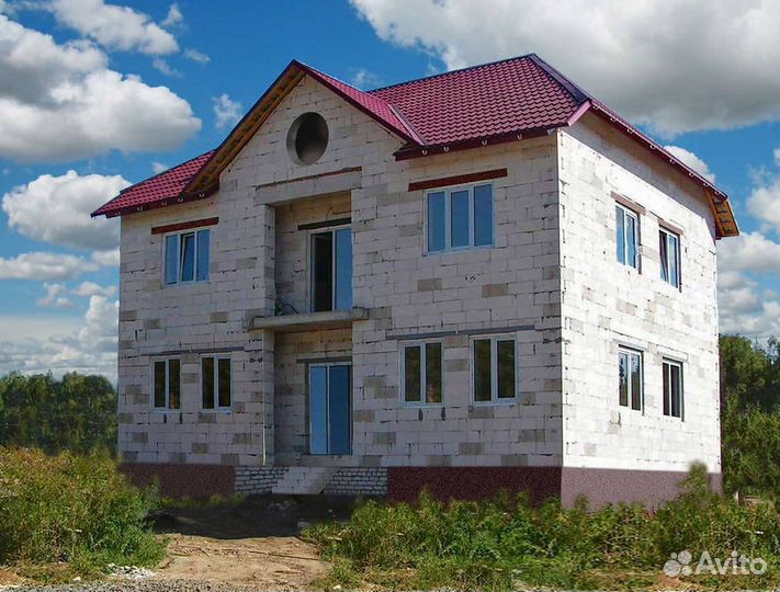 Строительство коттеджей И домов из газобетона