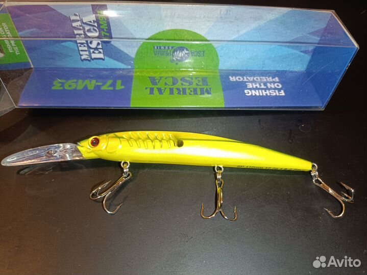 Воблер merial esca 17-M93 Миноуг суспендер ассорти