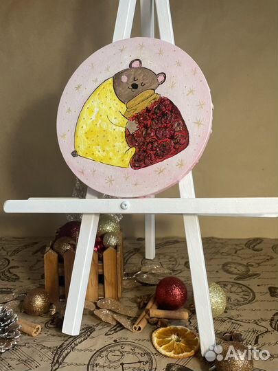 Картина гуашью