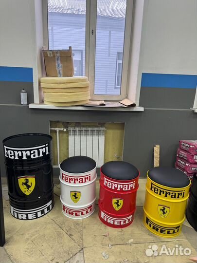 Мебель из металлических бочек