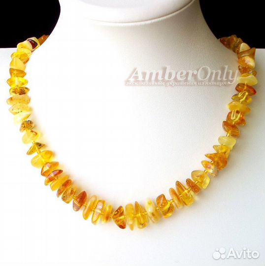 Лечебно-декоративные бусы из янтаря (арт. 2292)