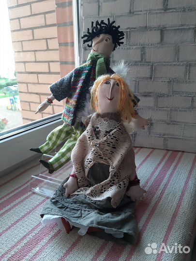 Кукла текстильная 40 см