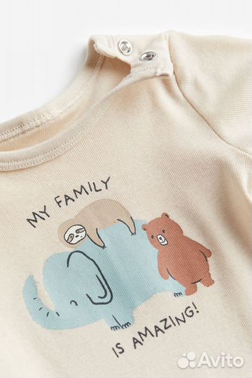 Боди для малышей h&m 86р