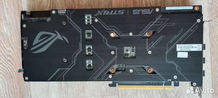 Видеокарта gtx 1060 6gb asus strix