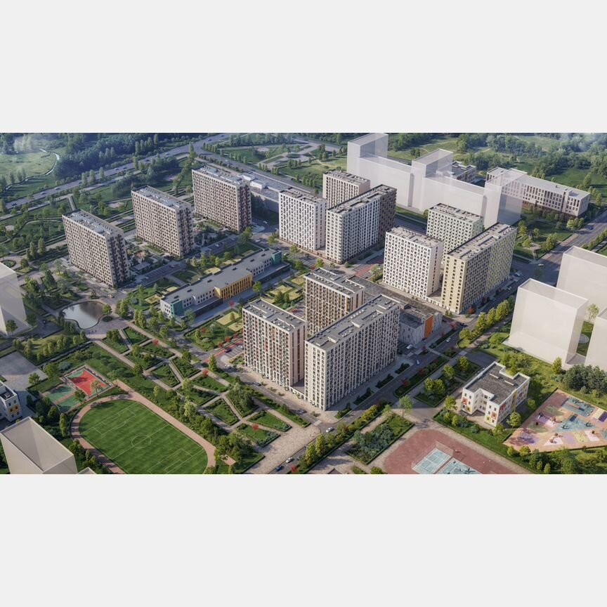2-к. квартира, 49,7 м², 2/15 эт.
