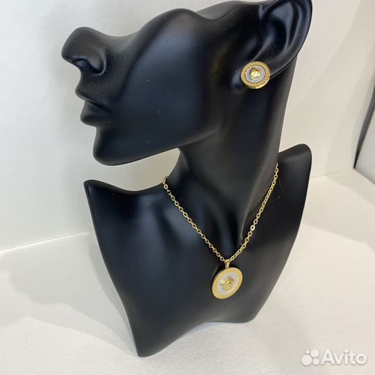 Колье и серьги versace