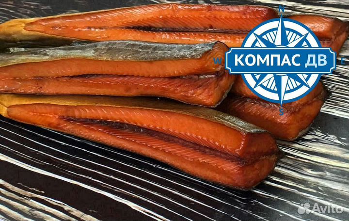 Форель рыба холодного копчения спинка в наличии