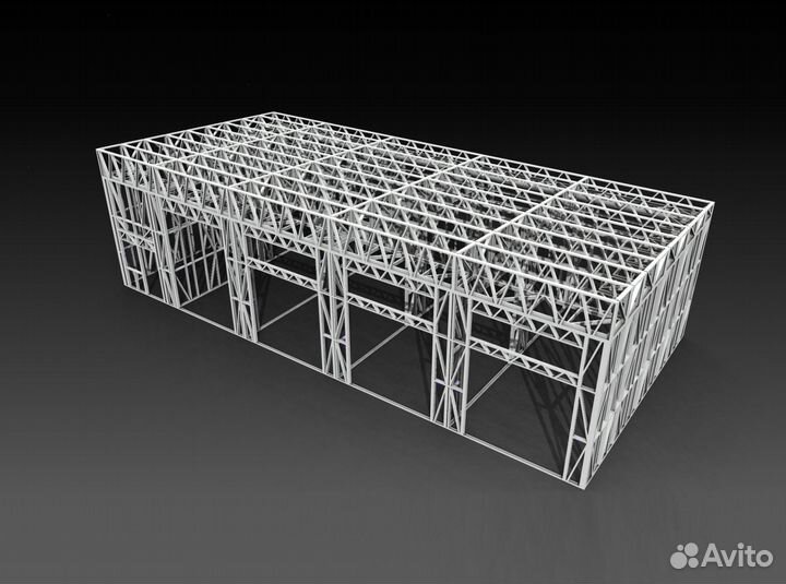 Лстк каркас сто на 4 поста (от производителя)