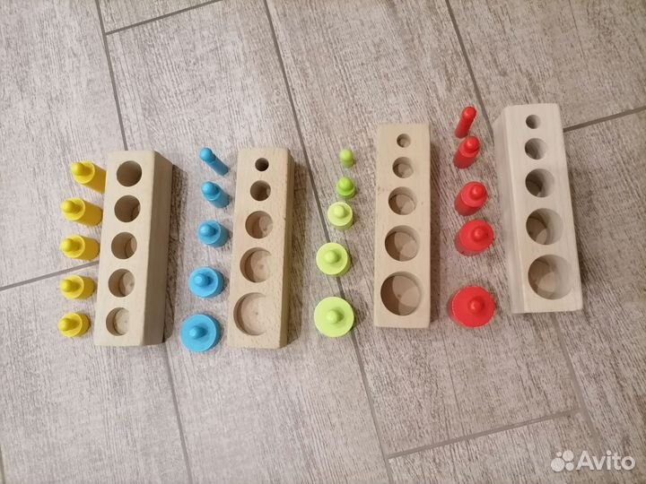 Развивающие деревянные игрушки