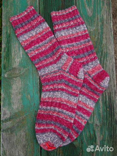 Вязаные носки женские, шерстяные р.38-39-40