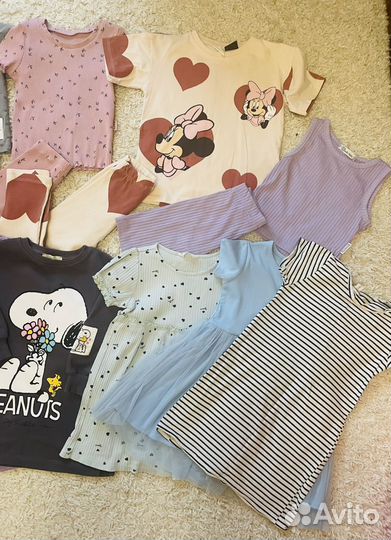 Вещи пакетом для девочки 98/104 zara и др