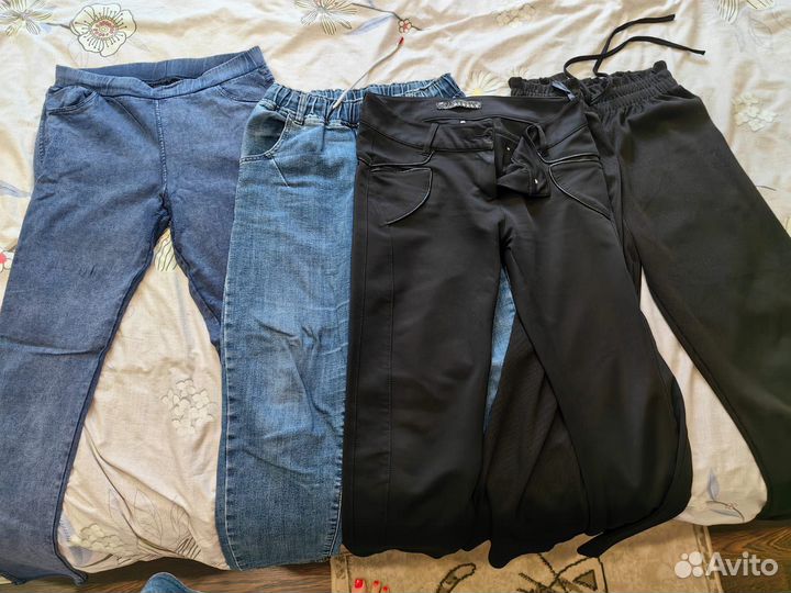 Джинсы, штаны пакетом 46-50 р