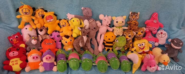 Разные мягкие игрушки