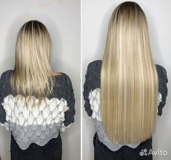 Наращивание биопротеиновых волос кератин/ботокс