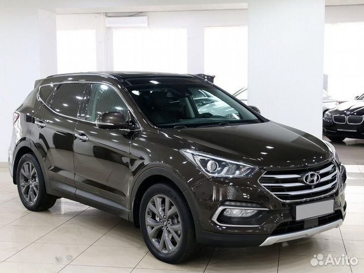 Hyundai Santa Fe 2.2 AT, 2016, 104 253 км