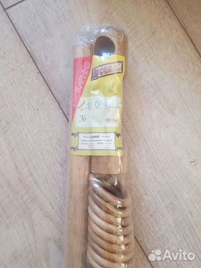 Карниз деревянный однорядный