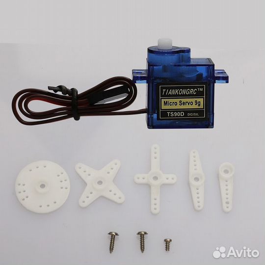 Сервопривод TS90D (SG90) Mini 9G 180 градусов
