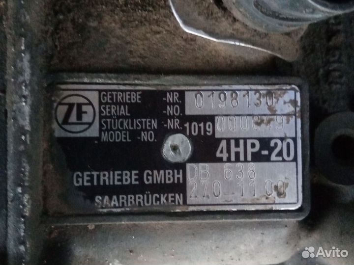 Продам коробку автомат к мерседес вито 638 2.2